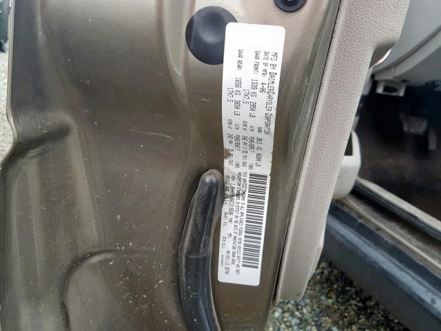 1J8HH58N86C319588 - 2006 JEEP COMMANDER Boz foto 10