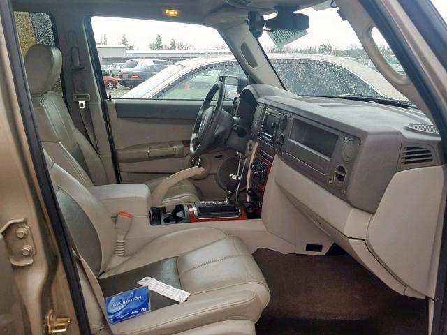 1J8HH58N86C319588 - 2006 JEEP COMMANDER Boz foto 5