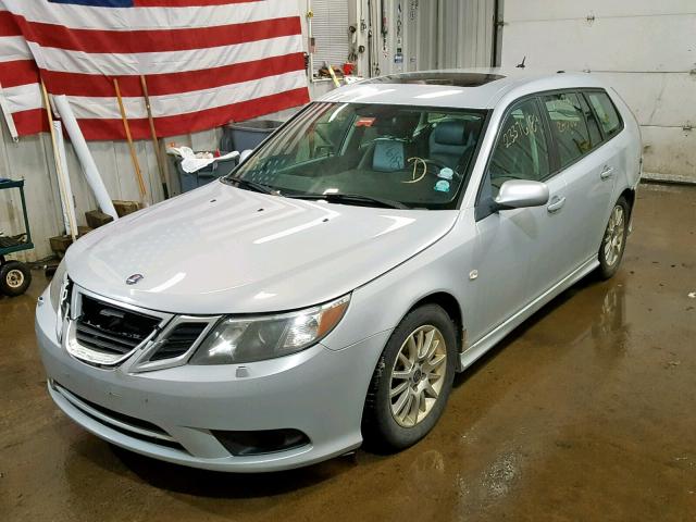 YS3FB56Y981101275 - 2008 SAAB 9-3 2.0T WHITE photo 2