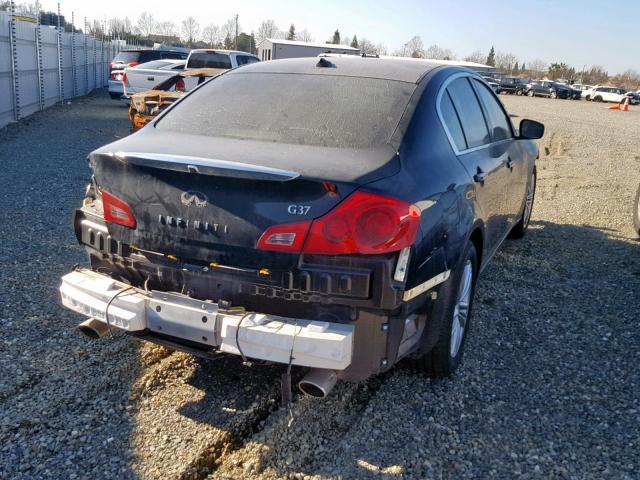 JN1CV6AP3CM934568 - 2012 INFINITI G37 BASE BLACK photo 4