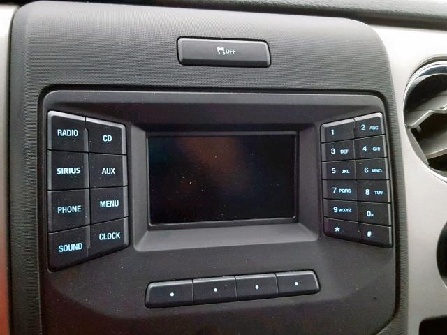 1FTFW1EF8DKF20064 - 2013 FORD F150 SUPER BLUE photo 9