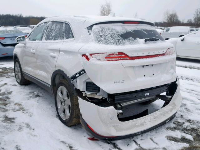 5LMCJ1C91JUL18772 - 2018 LINCOLN MKC PREMIE WHITE photo 3