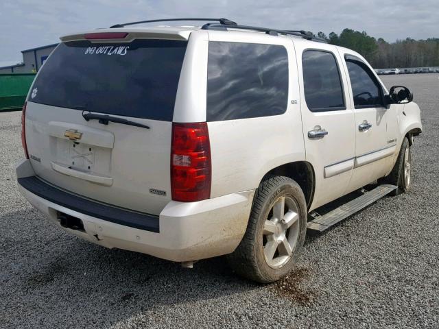 1GNFK13078R185006 - 2008 CHEVROLET TAHOE K150 WHITE photo 4