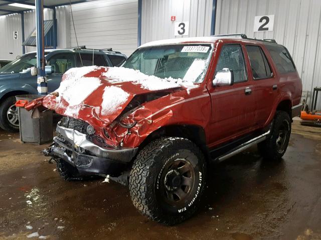 JT3VN39W5P0105325 - 1993 TOYOTA 4RUNNER VN RED photo 2