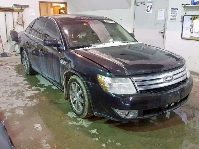 1FAHP24W98G152358 - 2008 FORD TAURUS SEL BLACK photo 1