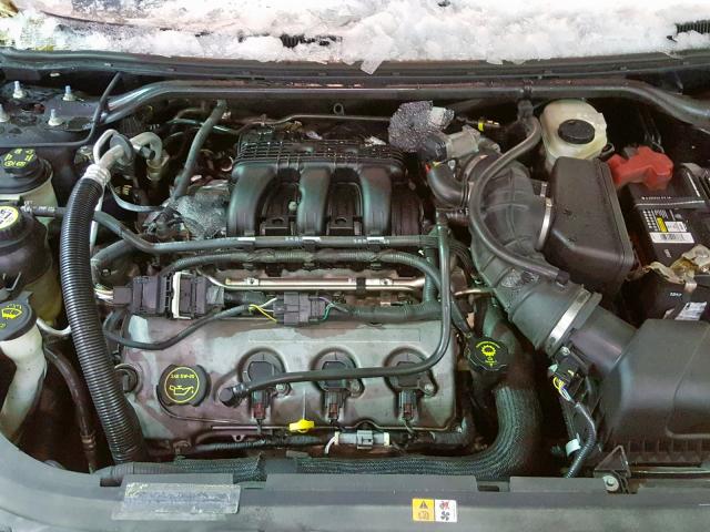 1FAHP24W98G152358 - 2008 FORD TAURUS SEL BLACK photo 7