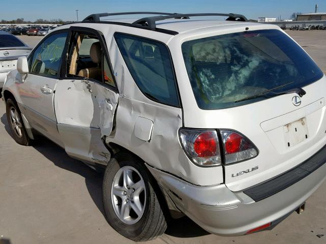 JTJGF10U020129958 - 2002 LEXUS RX 300 WHITE photo 9