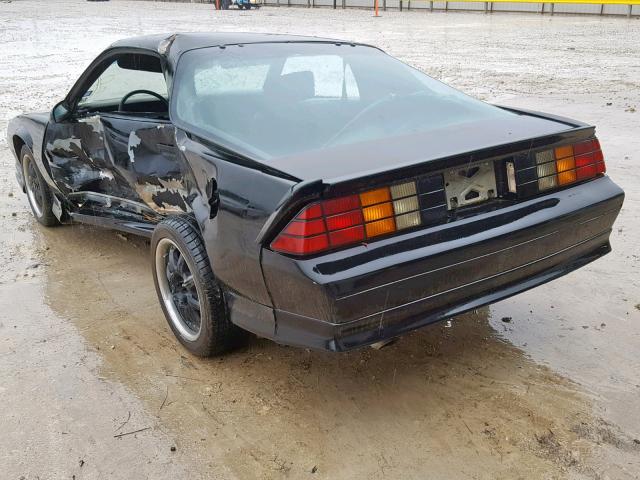 1G1FP87H9FL488638 - 1985 CHEVROLET CAMARO BLACK photo 3