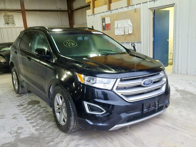 2FMPK3J84JBB58514 - 2018 FORD EDGE SEL BLACK photo 1