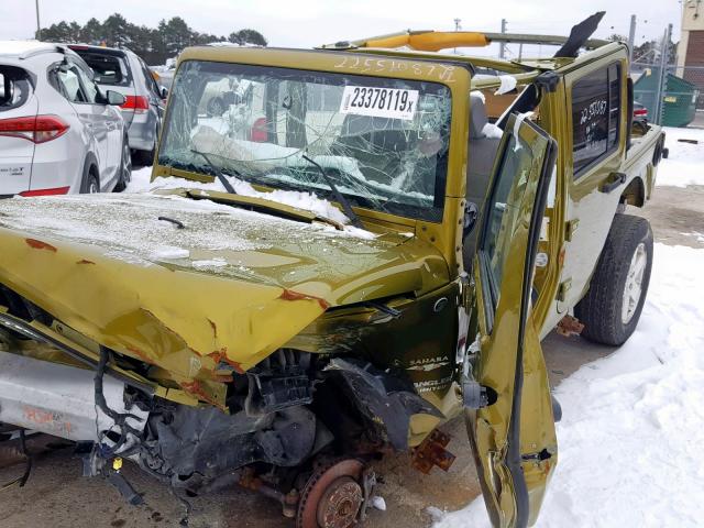 1J8GA59117L198187 - 2007 JEEP WRANGLER S GREEN photo 10