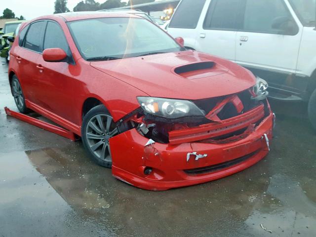 JF1GH76679G825197 - 2009 SUBARU IMPREZA WR RED photo 1