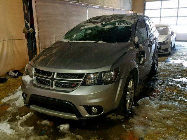 3C4PDCEG3HT582121 - 2017 DODGE JOURNEY GT GRAY photo 2