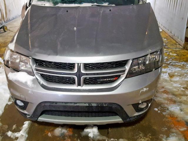 3C4PDCEG3HT582121 - 2017 DODGE JOURNEY GT GRAY photo 7