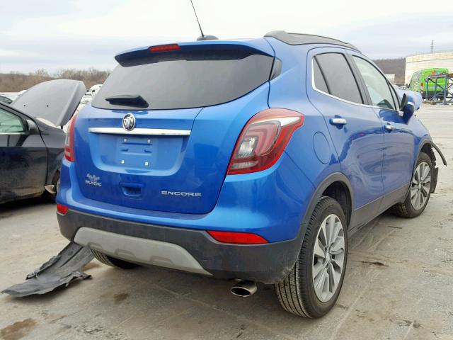 KL4CJASB6JB566369 - 2018 BUICK ENCORE PRE BLUE photo 4