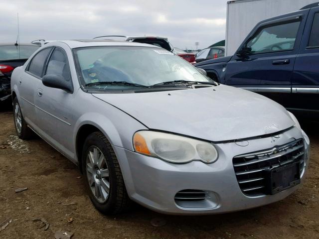 1C3EL56R94N238782 - 2004 CHRYSLER SEBRING LX SILVER photo 1