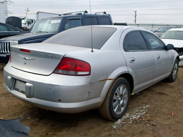 1C3EL56R94N238782 - 2004 CHRYSLER SEBRING LX SILVER photo 4