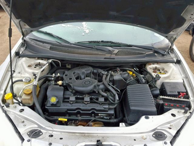 1C3EL56R94N238782 - 2004 CHRYSLER SEBRING LX SILVER photo 7