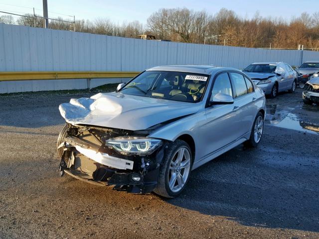 WBA8D9G52HNU61225 - 2017 BMW 330 XI SILVER photo 2