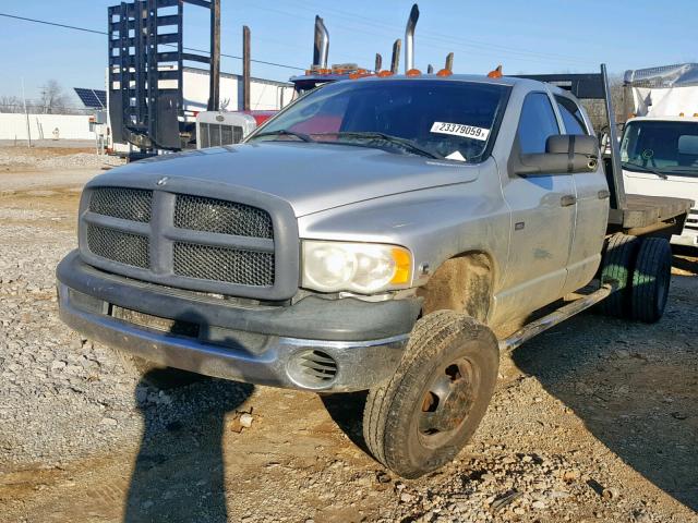 3D7MU48C13G746894 - 2003 DODGE RAM 3500 S SILVER photo 2