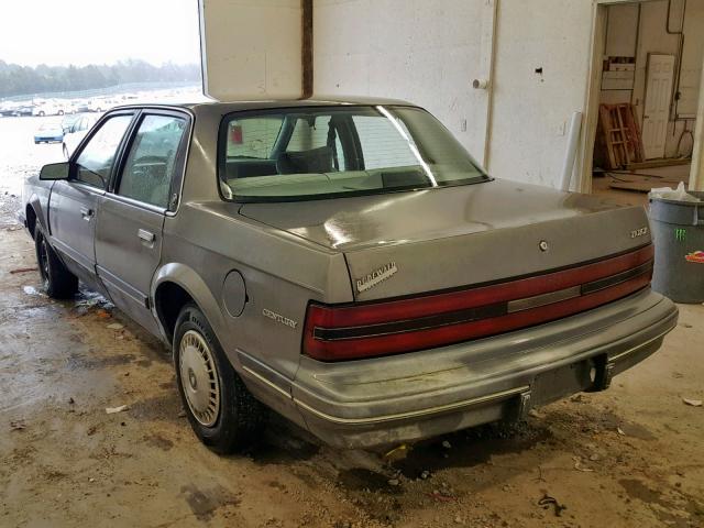 1G4AG55N1P6436778 - 1993 BUICK CENTURY SP GRAY photo 3