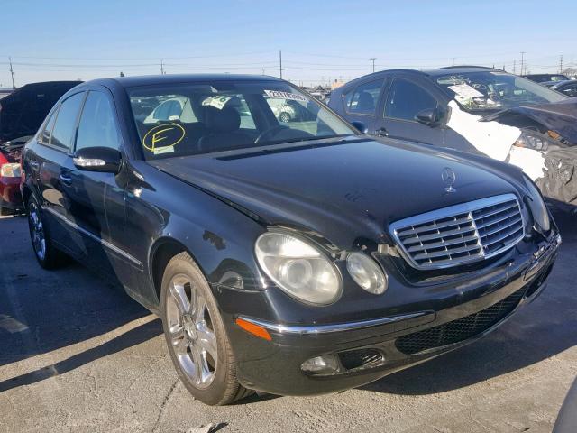 WDBUF56J46A848767 - 2006 MERCEDES-BENZ E 350 BLACK photo 1