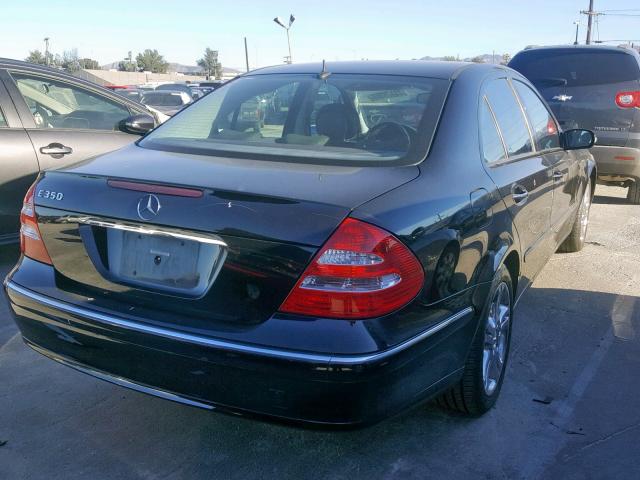 WDBUF56J46A848767 - 2006 MERCEDES-BENZ E 350 BLACK photo 4