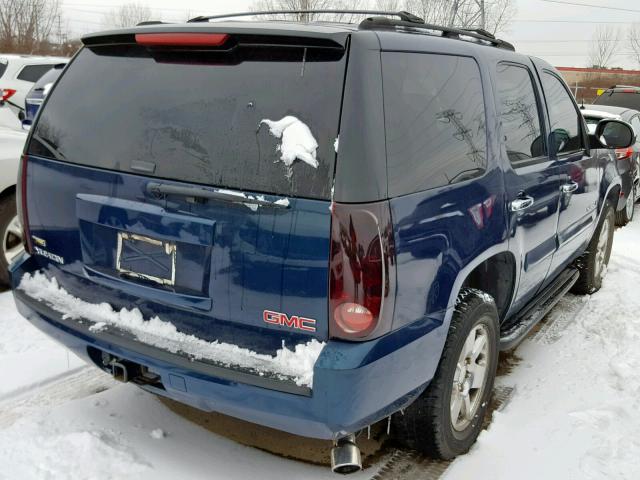 1GKFC13067J233375 - 2007 GMC YUKON BLUE photo 4