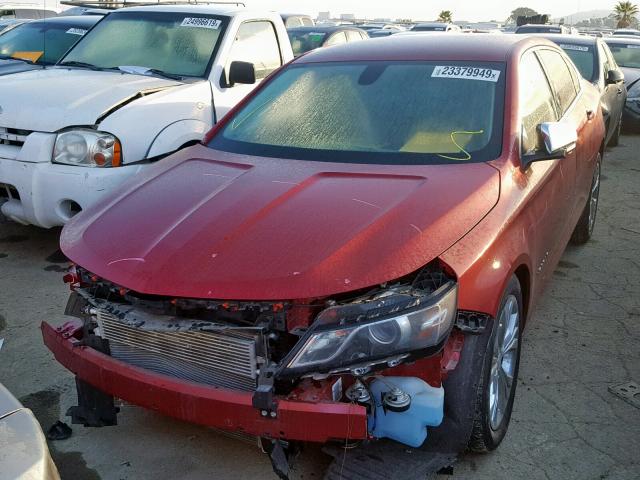 2G11Z5SR5E9210389 - 2014 CHEVROLET IMPALA ECO RED photo 2