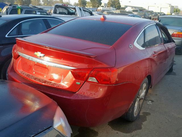 2G11Z5SR5E9210389 - 2014 CHEVROLET IMPALA ECO RED photo 4