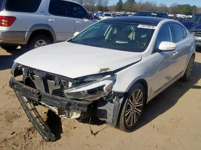 KNALN4D72F5173931 - 2015 KIA CADENZA PR WHITE photo 2