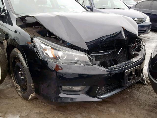 1HGCR2F83FA806365 - 2015 HONDA ACCORD EXL BLACK photo 9