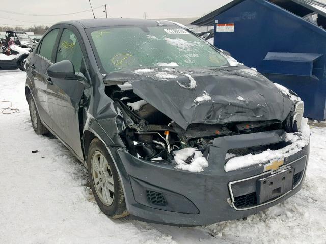 1G1JC5SH2G4116324 - 2016 CHEVROLET SONIC LT GRAY photo 1