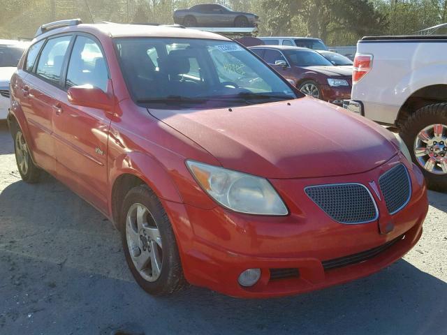 5Y2SL63855Z437175 - 2005 PONTIAC VIBE RED photo 1