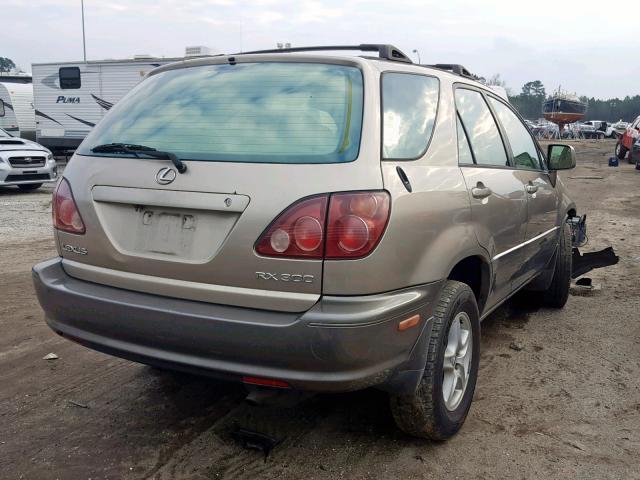 JT6HF10U0Y0119566 - 2000 LEXUS RX 300 GOLD photo 4