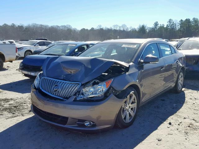 1G4GC5ED4BF237133 - 2011 BUICK LACROSSE C GRAY photo 2