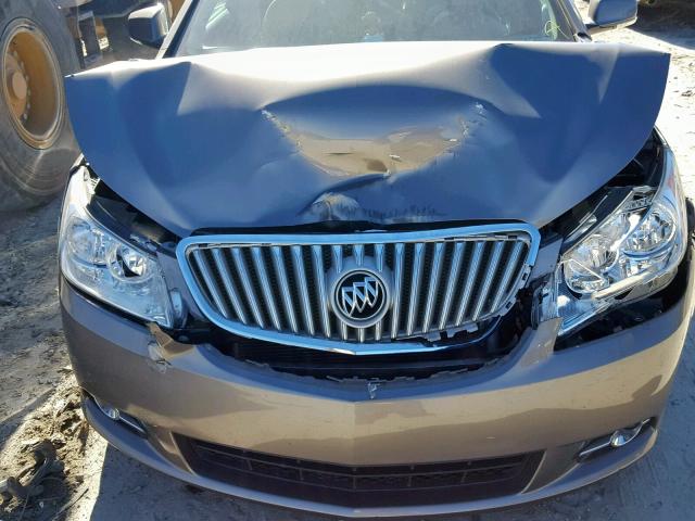 1G4GC5ED4BF237133 - 2011 BUICK LACROSSE C GRAY photo 9