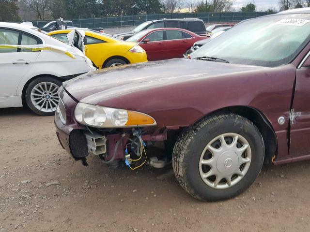 1G4HP52K744102643 - 2004 BUICK LESABRE CU MAROON photo 9