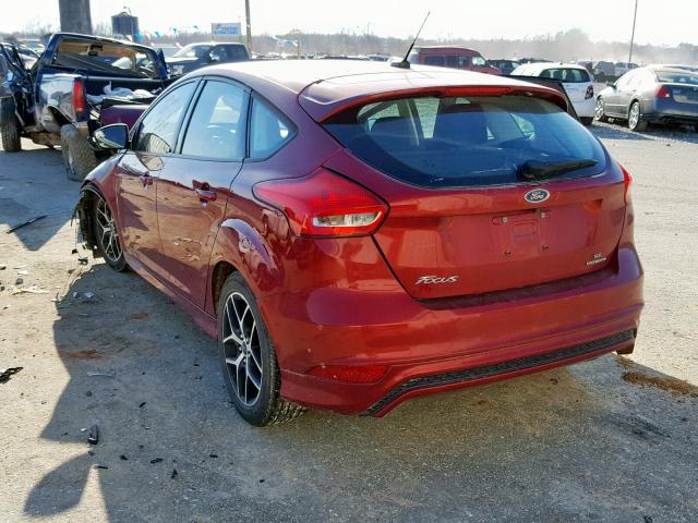1FADP3K24GL355409 - 2016 FORD FOCUS SE RED photo 3