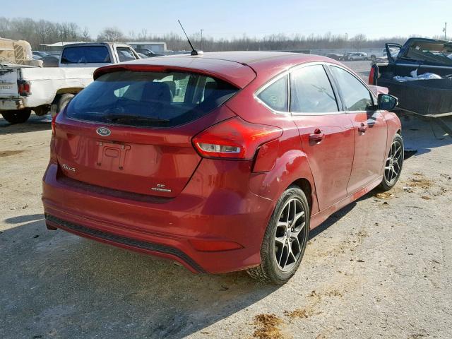 1FADP3K24GL355409 - 2016 FORD FOCUS SE RED photo 4