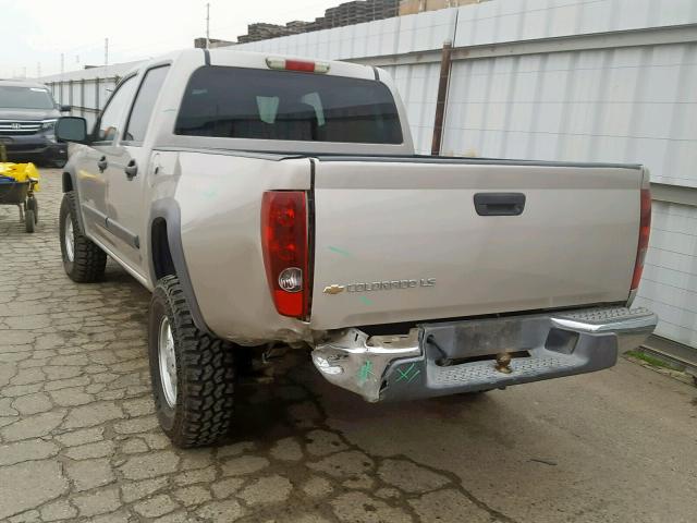 1GCDT136X48124024 - 2004 CHEVROLET COLORADO TAN photo 3