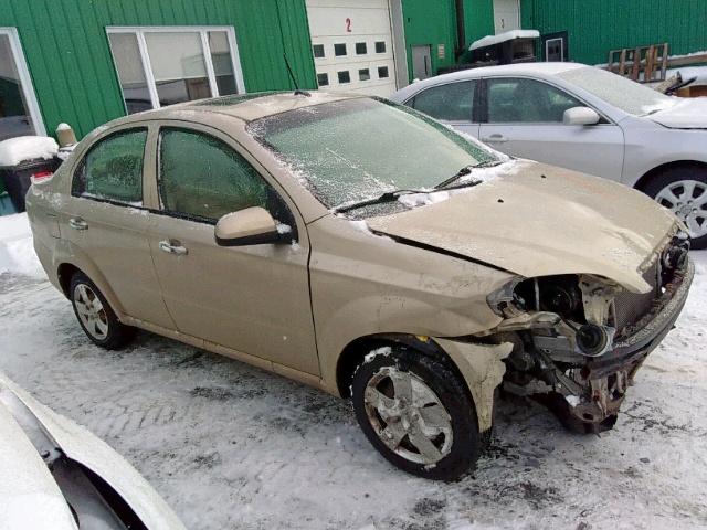 3G1TC5DG9BL134271 - 2011 CHEVROLET AVEO LT GOLD photo 1