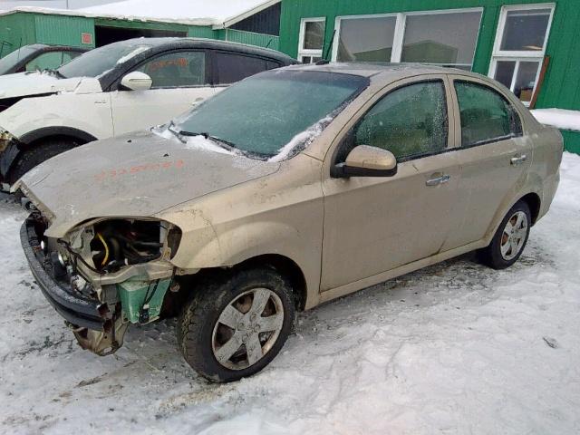 3G1TC5DG9BL134271 - 2011 CHEVROLET AVEO LT GOLD photo 2