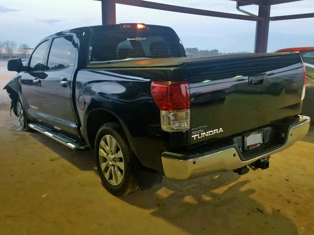 5TFFY5F15CX121795 - 2012 TOYOTA TUNDRA CRE BLACK photo 3