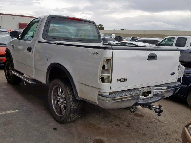 1FTRF18W3XKC02155 - 1999 FORD F150 WHITE photo 3