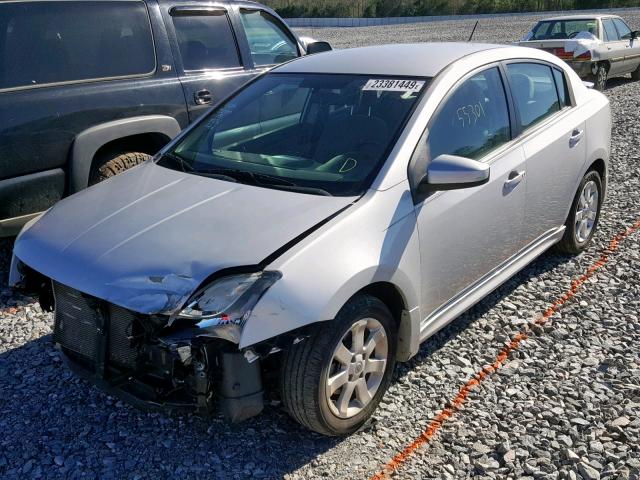 3N1AB6AP8BL691509 - 2011 NISSAN SENTRA 2.0 SILVER photo 2