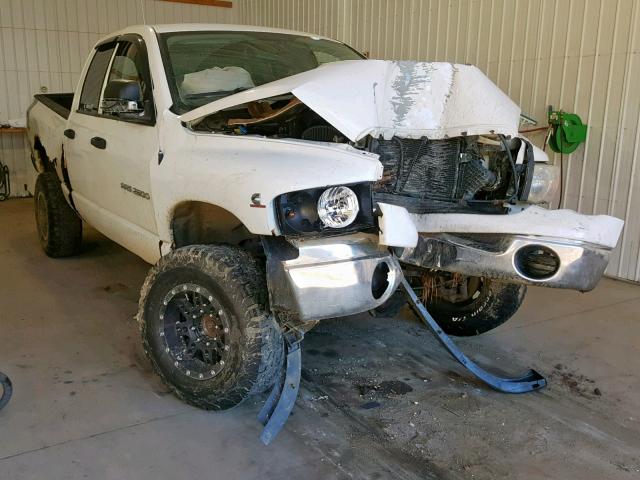 3D7KS28C15G736855 - 2005 DODGE RAM 2500 S WHITE photo 1