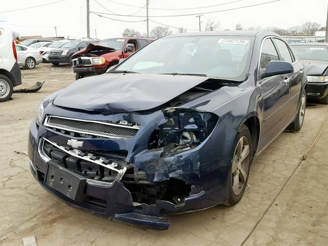 1G1ZC5E01CF255321 - 2012 CHEVROLET MALIBU 1LT ლურჯი ფოტო 2