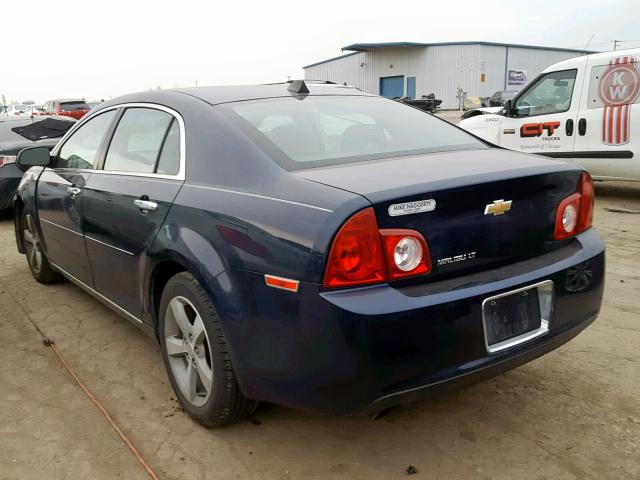 1G1ZC5E01CF255321 - 2012 CHEVROLET MALIBU 1LT ლურჯი ფოტო 3