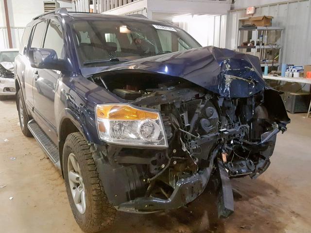 5N1BA0ND8AN623416 - 2010 NISSAN ARMADA SE BLUE photo 1