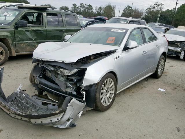 1G6DE5EG1A0130167 - 2010 CADILLAC CTS LUXURY SILVER photo 2